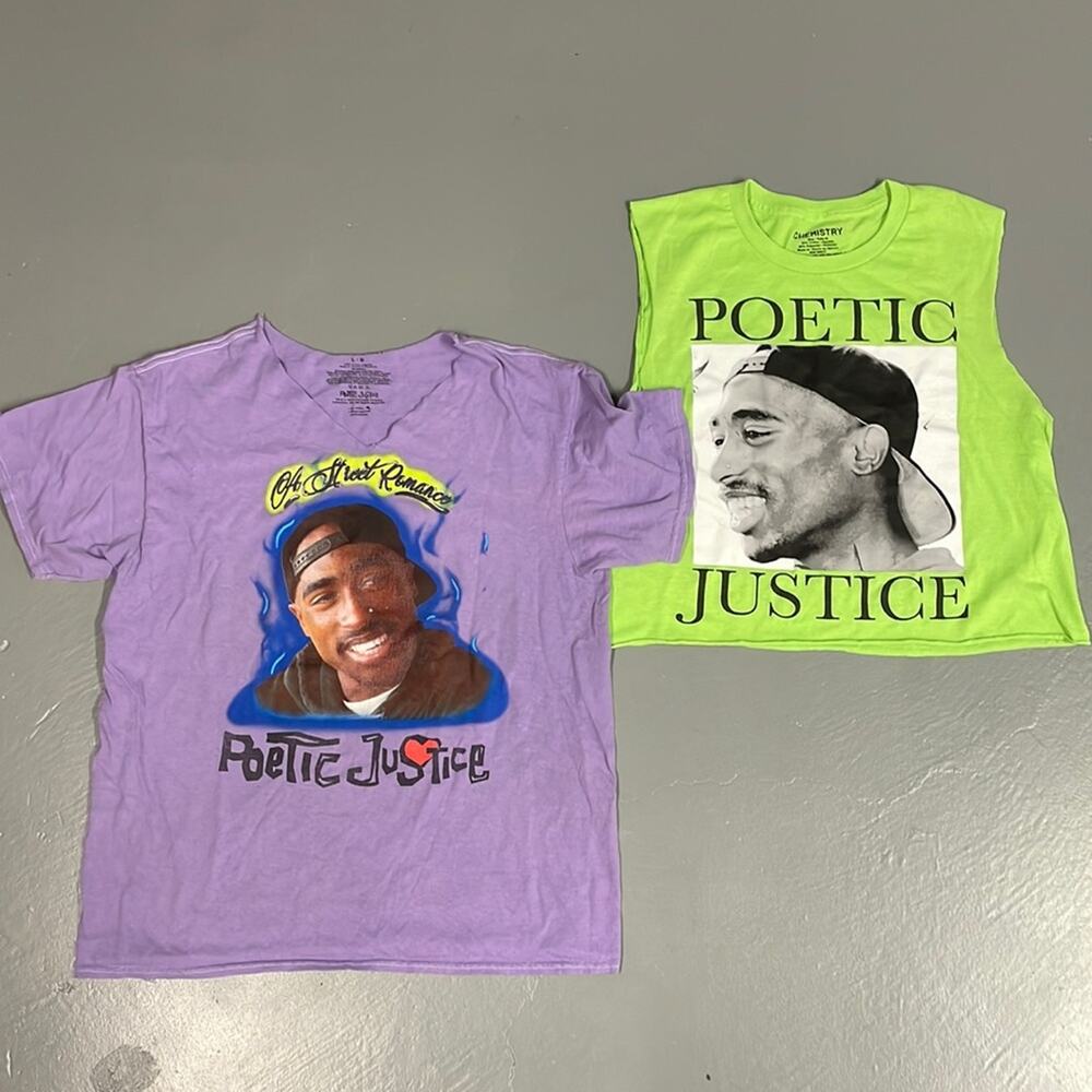 Women’s TuPac Poetic Justice Tee Shirt Set